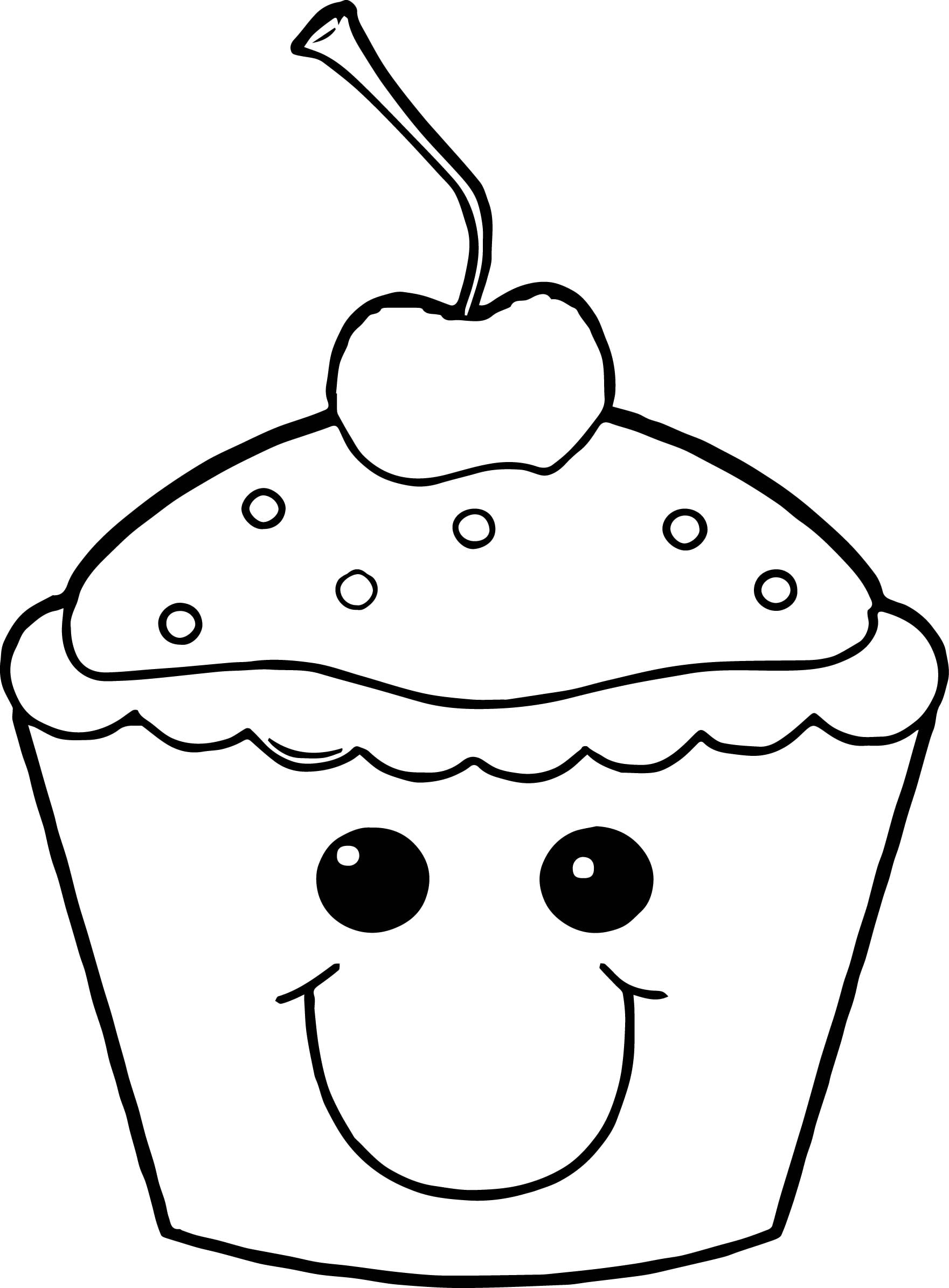 130+ Cupcake Coloring Pages 29