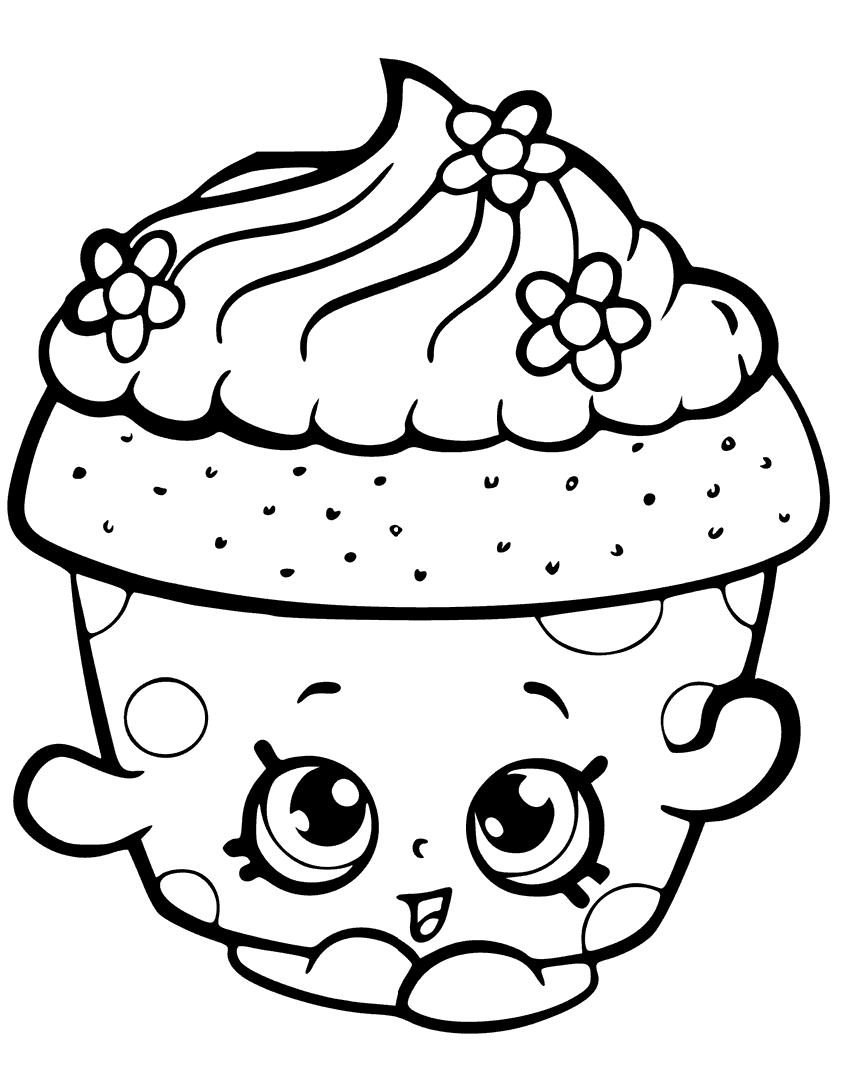 130+ Cupcake Coloring Pages 37