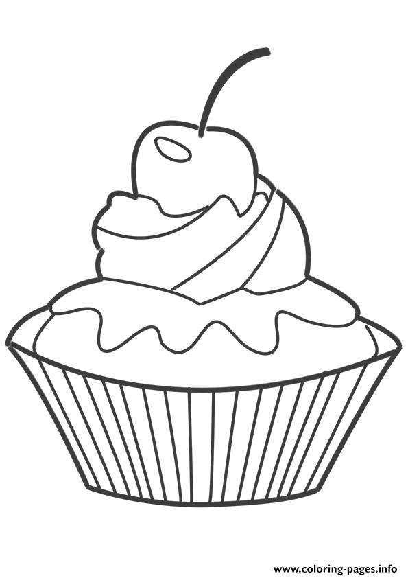 130+ Cupcake Coloring Pages 41