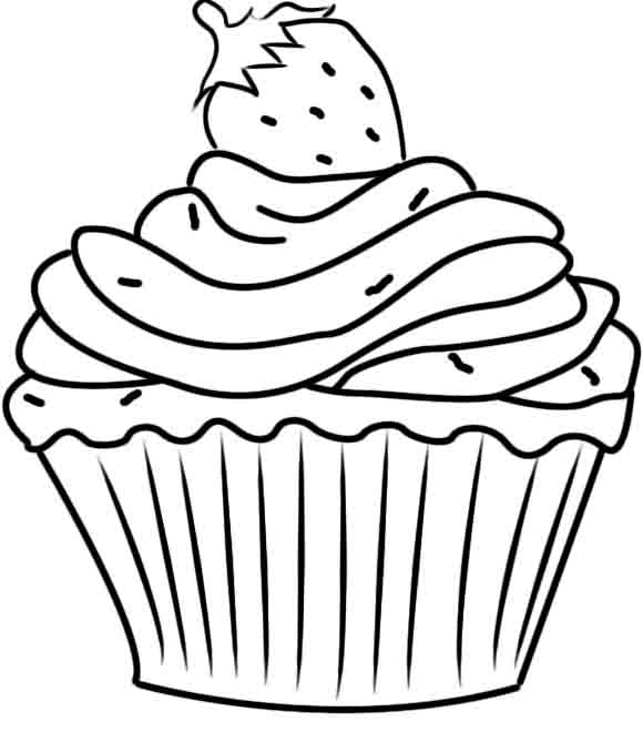 130+ Cupcake Coloring Pages 65