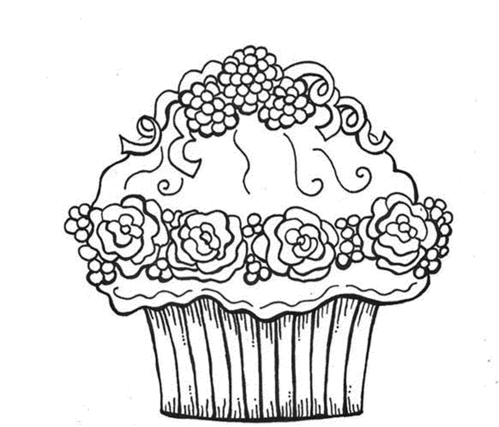 130+ Cupcake Coloring Pages 67