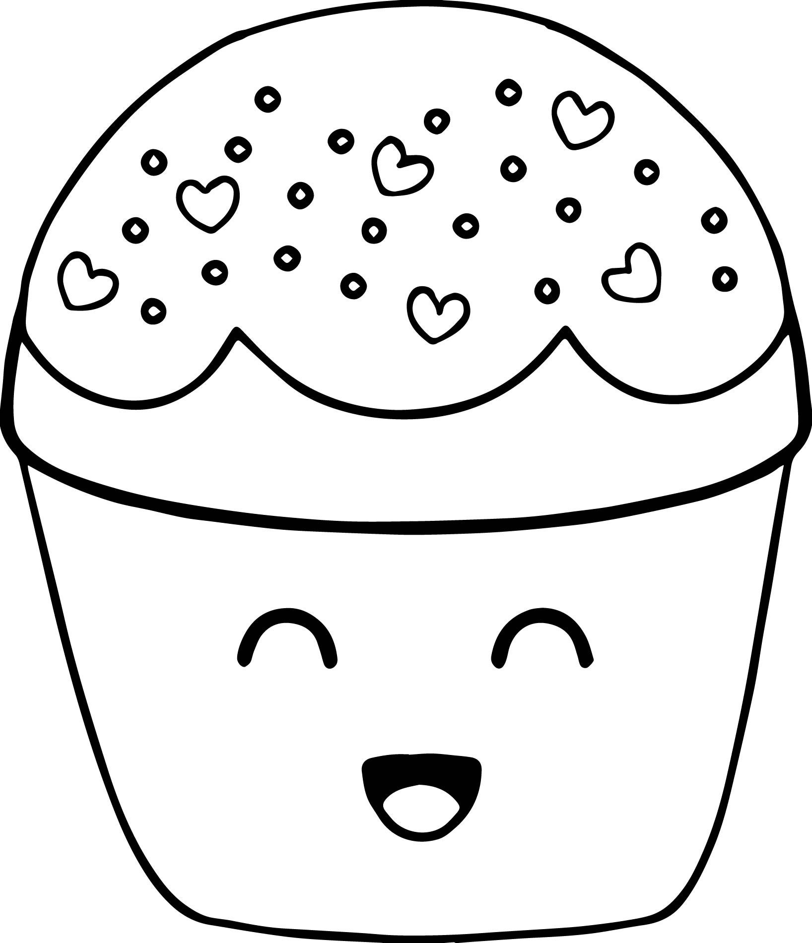 130+ Cupcake Coloring Pages 7