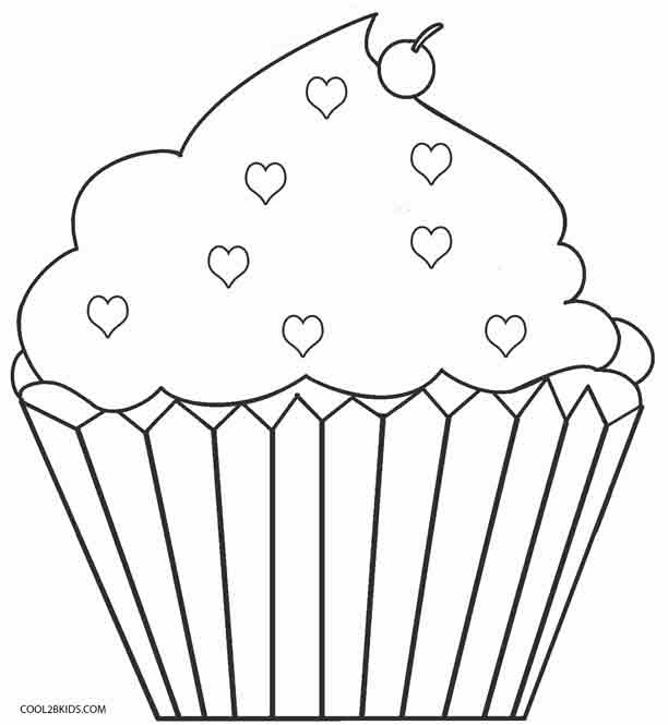 130+ Cupcake Coloring Pages 79