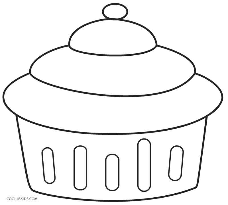 130+ Cupcake Coloring Pages 84