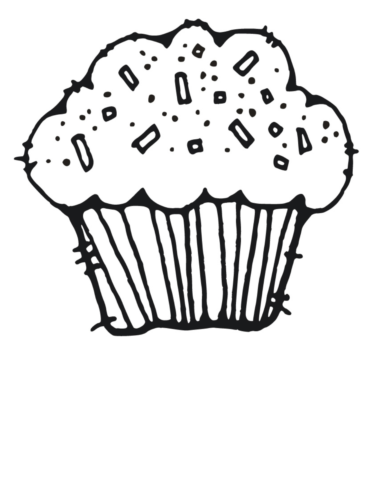 130+ Cupcake Coloring Pages 91