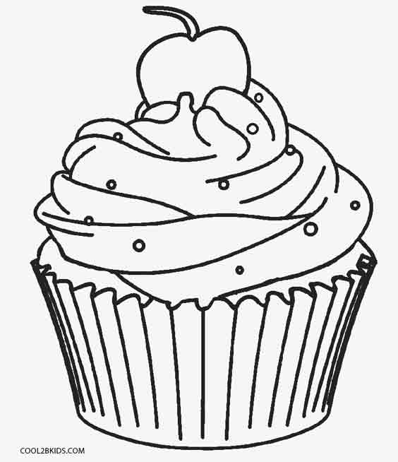 130+ Cupcake Coloring Pages 92