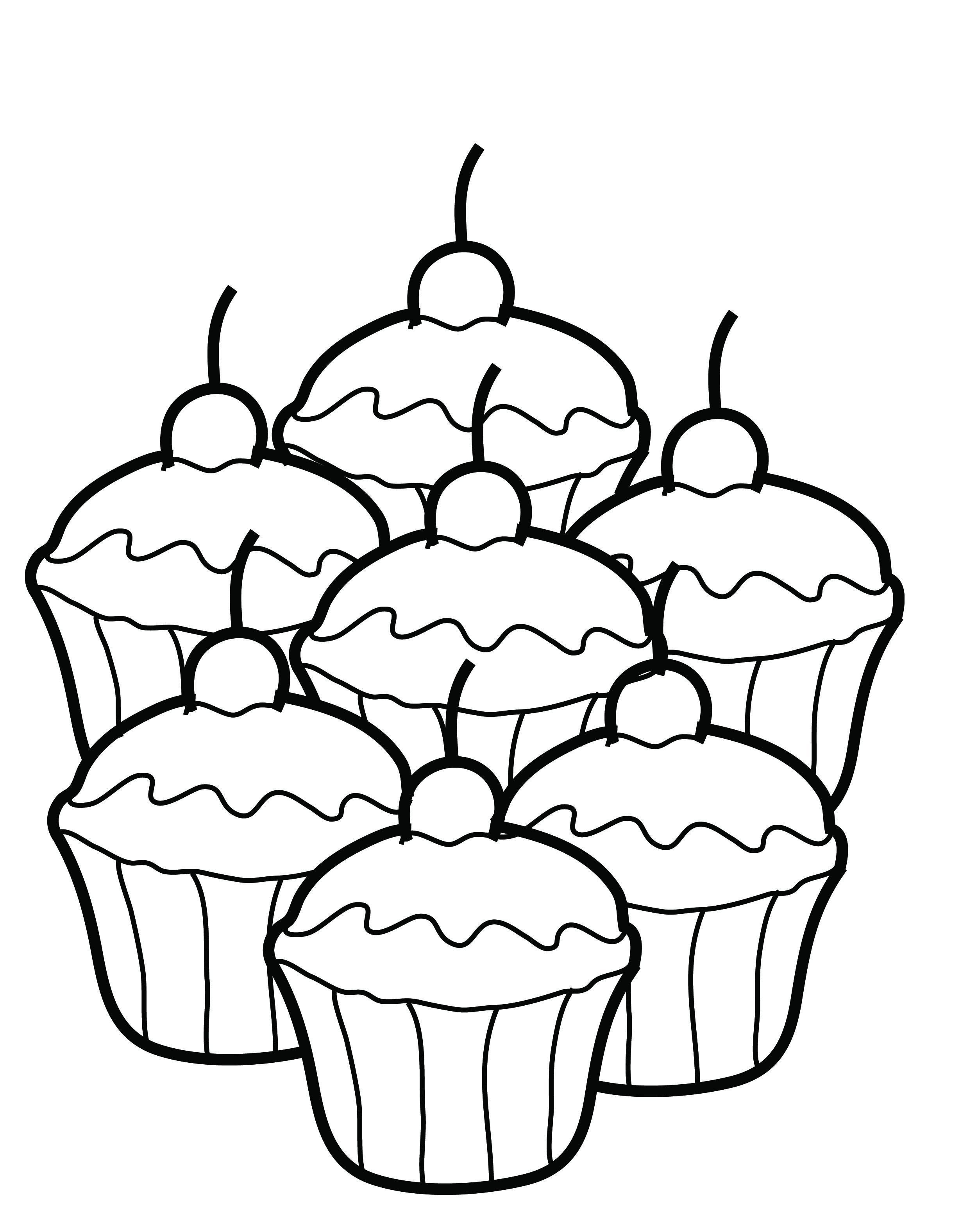 130+ Cupcake Coloring Pages 93