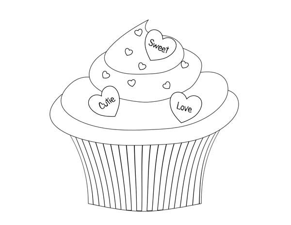 130+ Cupcake Coloring Pages 94