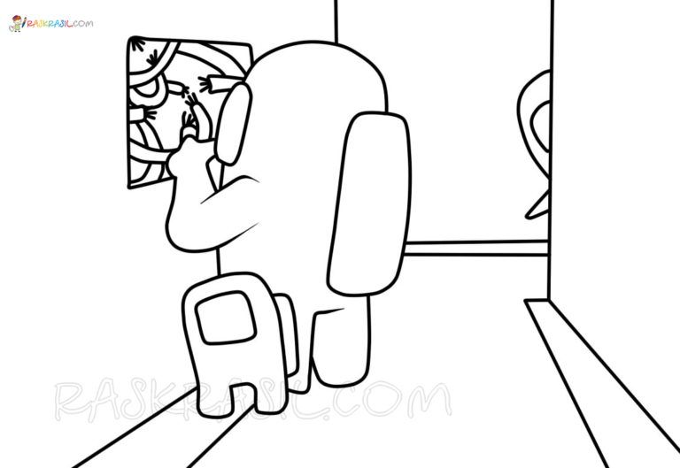 140+ Among Us Coloring Page Ideas: Colorful Crewmate Fun 129