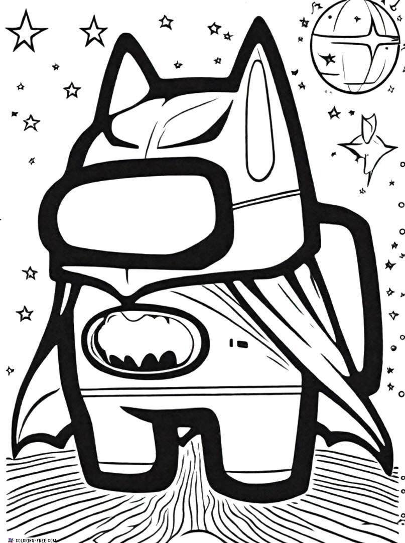 140+ Among Us Coloring Page Ideas: Colorful Crewmate Fun 40