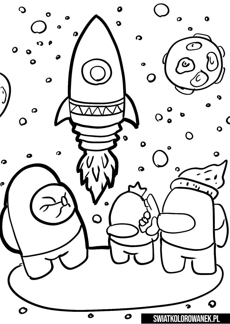 140+ Among Us Coloring Page Ideas: Colorful Crewmate Fun 45