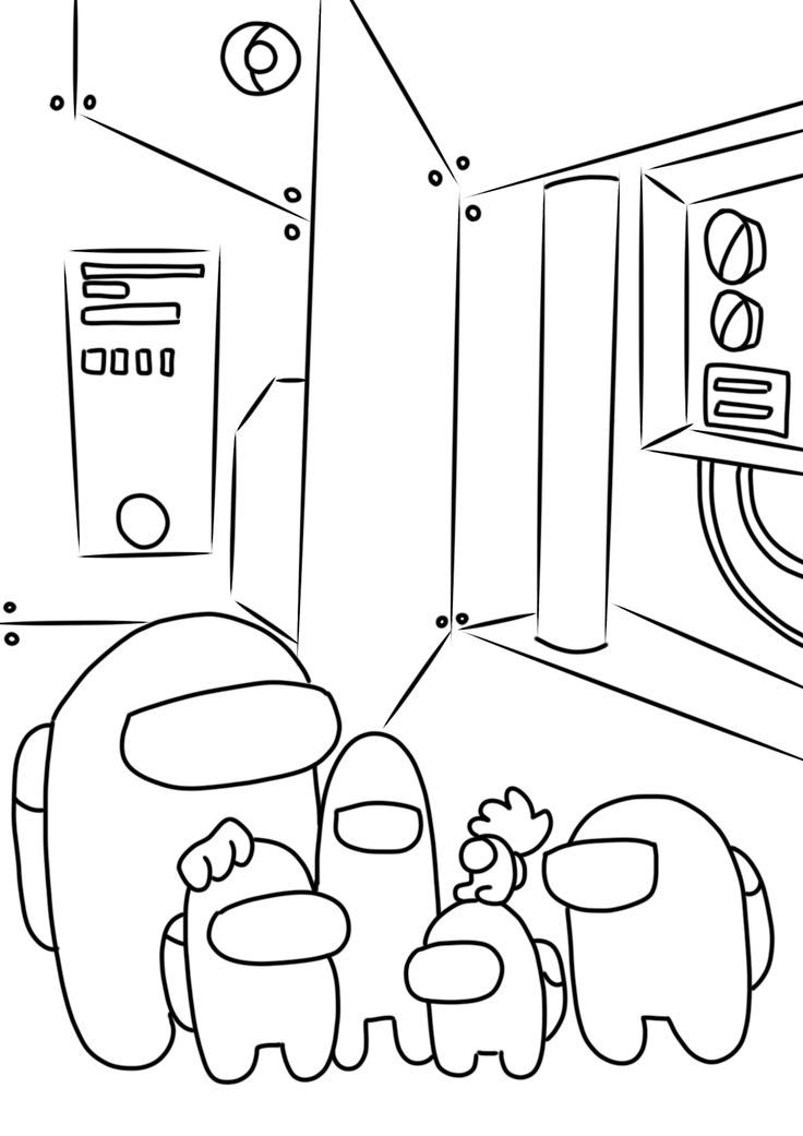 140+ Among Us Coloring Page Ideas: Colorful Crewmate Fun 80