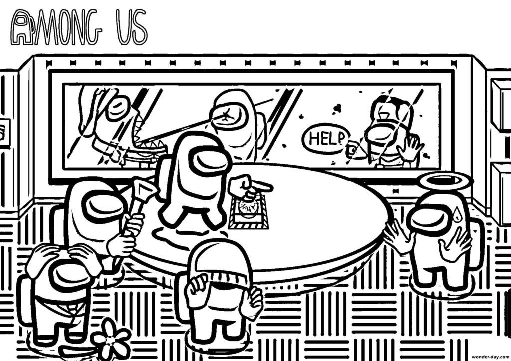 140+ Among Us Coloring Page Ideas: Colorful Crewmate Fun 96