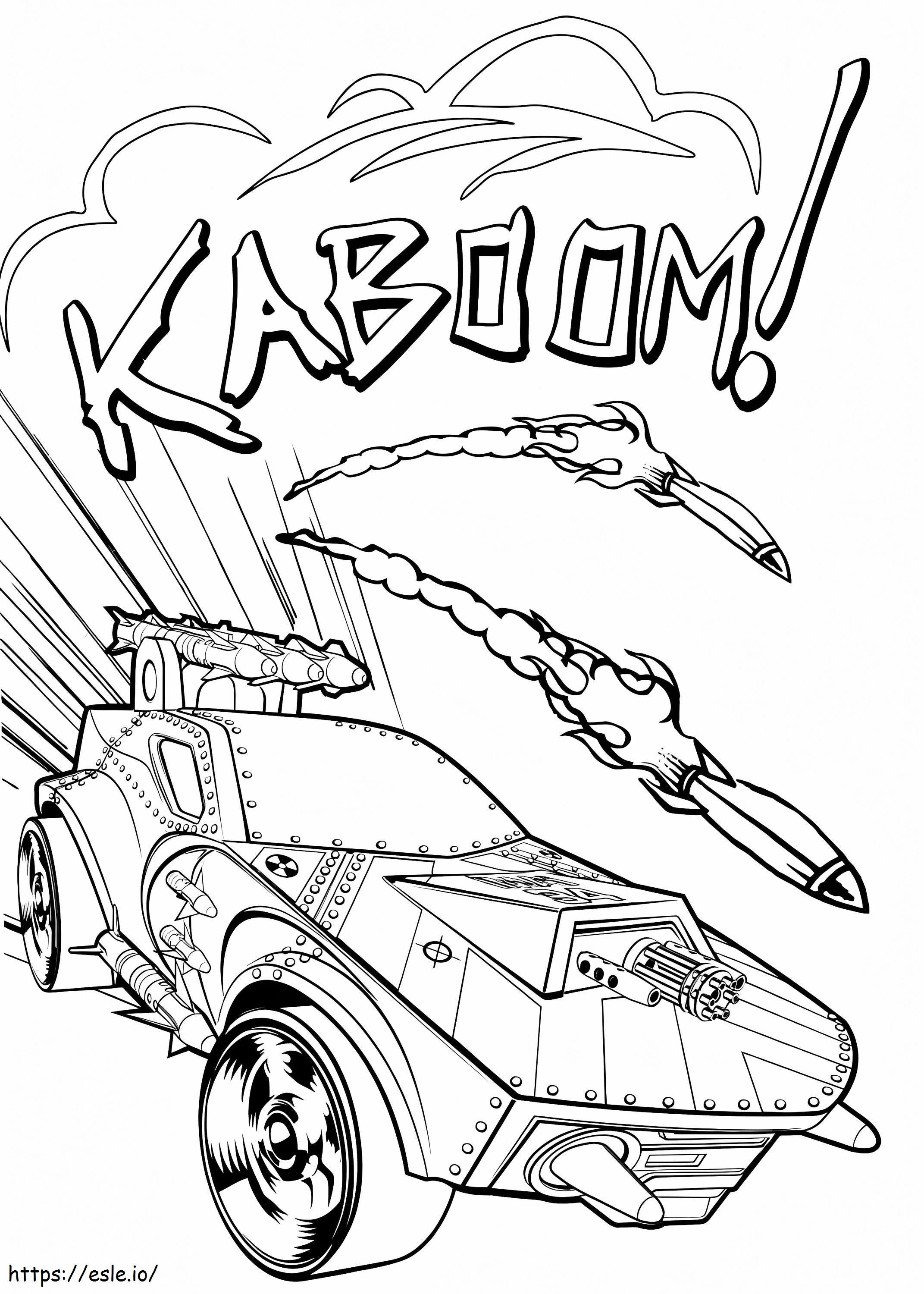 140+ Hot Wheels Coloring Pages 1