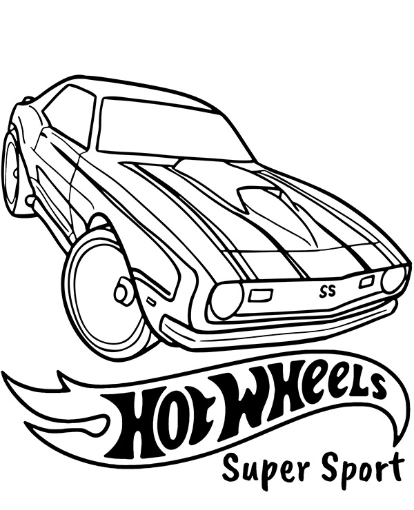 140+ Hot Wheels Coloring Pages 102