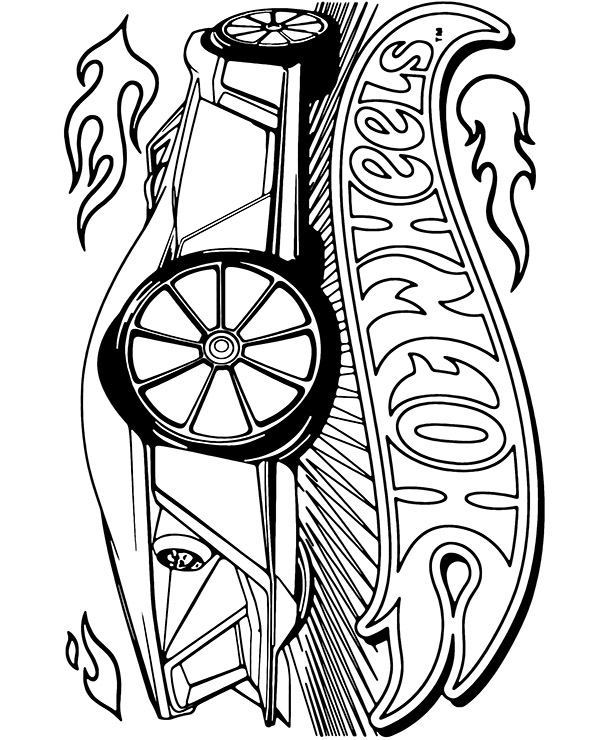 140+ Hot Wheels Coloring Pages 104