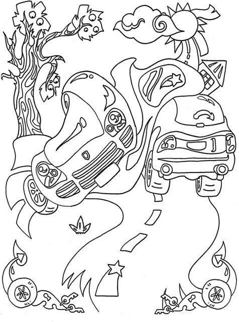 140+ Hot Wheels Coloring Pages 110