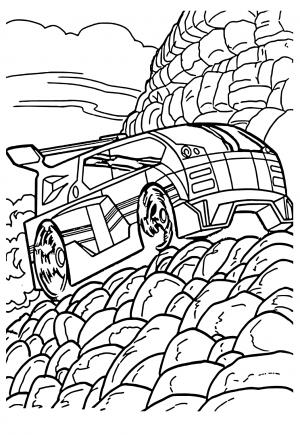 140+ Hot Wheels Coloring Pages 119