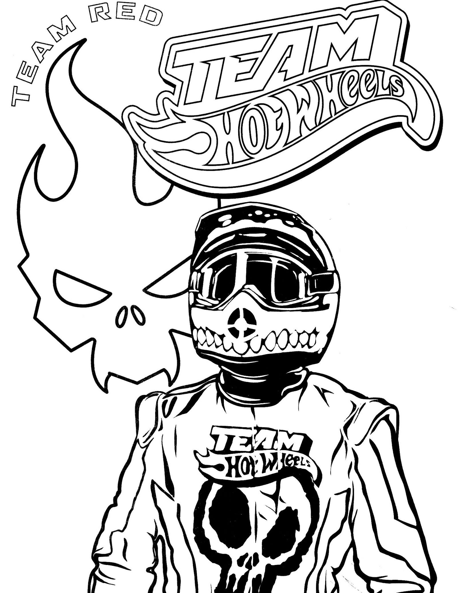 140+ Hot Wheels Coloring Pages 12