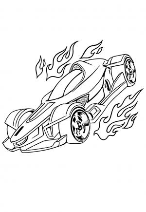 140+ Hot Wheels Coloring Pages 121