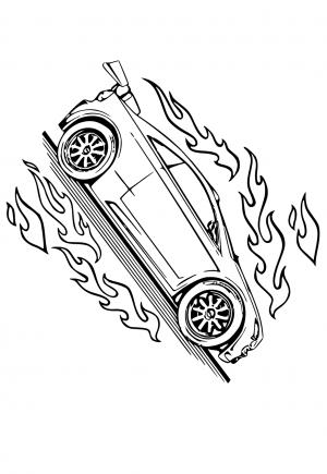 140+ Hot Wheels Coloring Pages 122