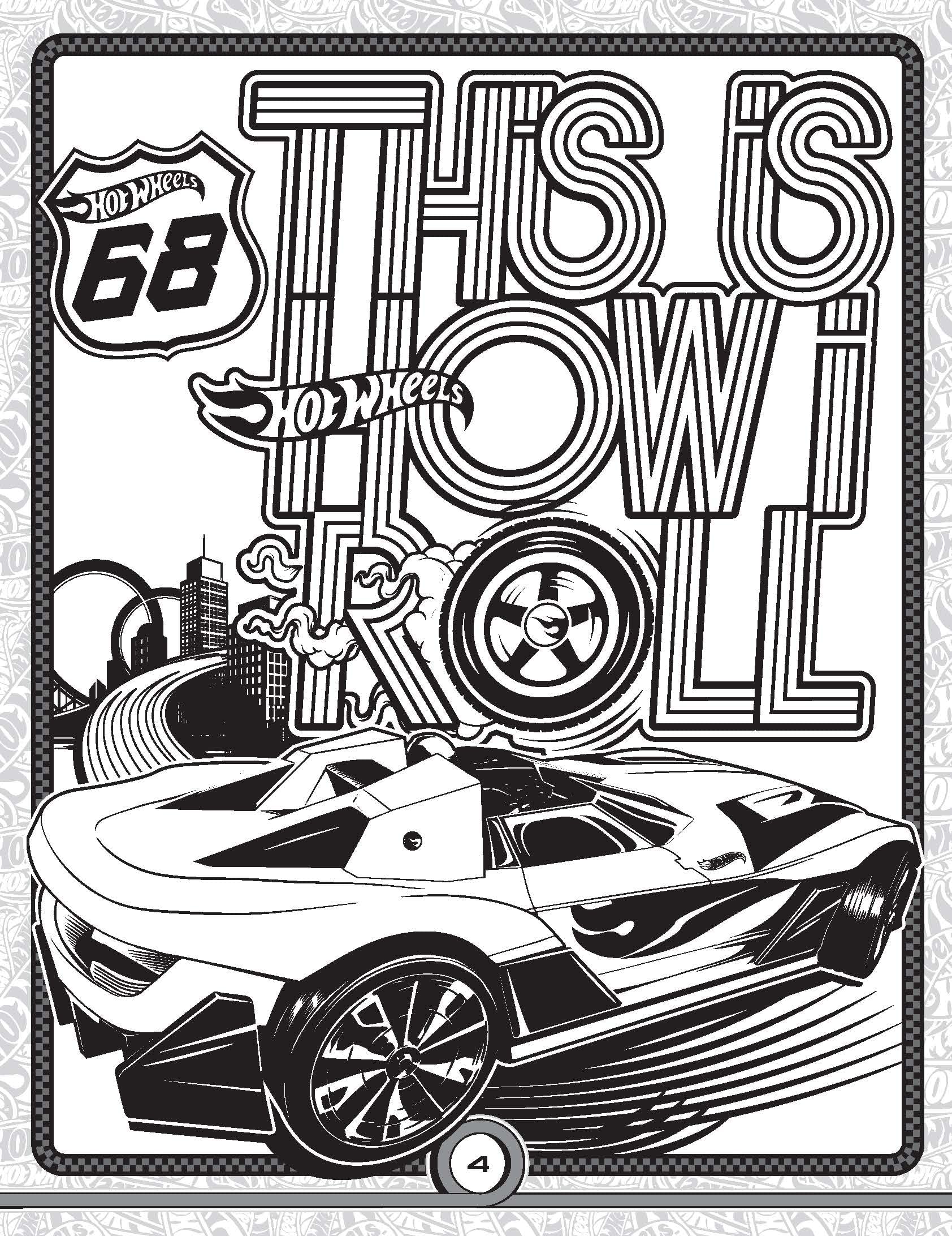 140+ Hot Wheels Coloring Pages 124