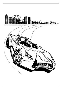 140+ Hot Wheels Coloring Pages 125