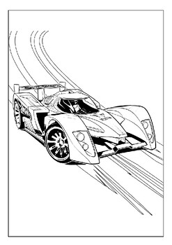 140+ Hot Wheels Coloring Pages 126