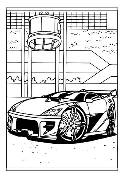 140+ Hot Wheels Coloring Pages 127