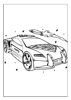 140+ Hot Wheels Coloring Pages 128