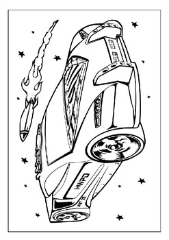 140+ Hot Wheels Coloring Pages 130