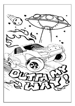 140+ Hot Wheels Coloring Pages 133