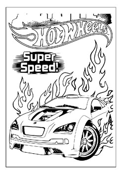 140+ Hot Wheels Coloring Pages 135