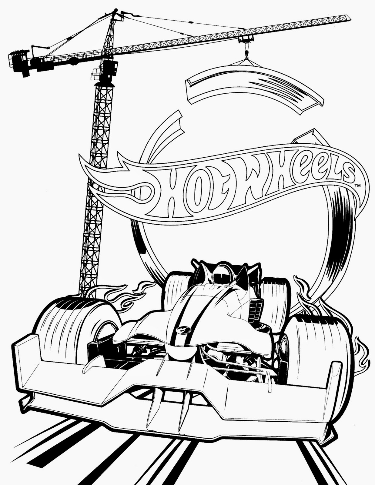 140+ Hot Wheels Coloring Pages 15