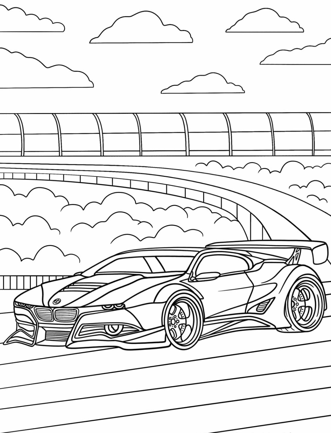 140+ Hot Wheels Coloring Pages 21