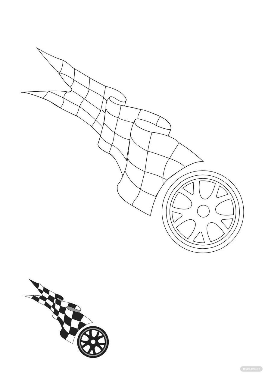 140+ Hot Wheels Coloring Pages 23