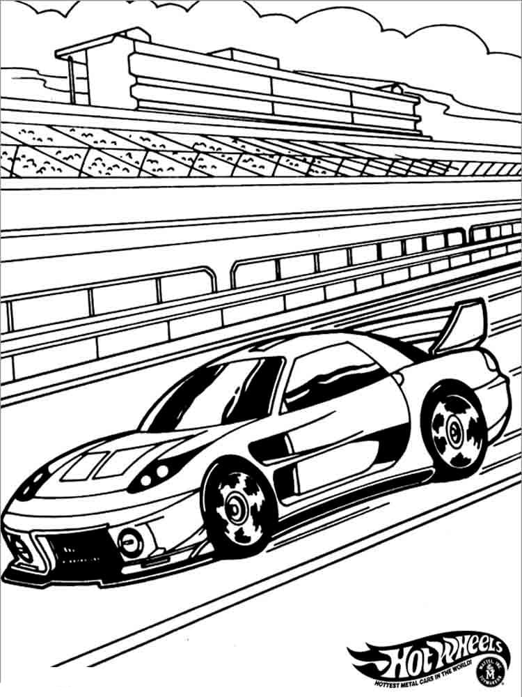 140+ Hot Wheels Coloring Pages 38