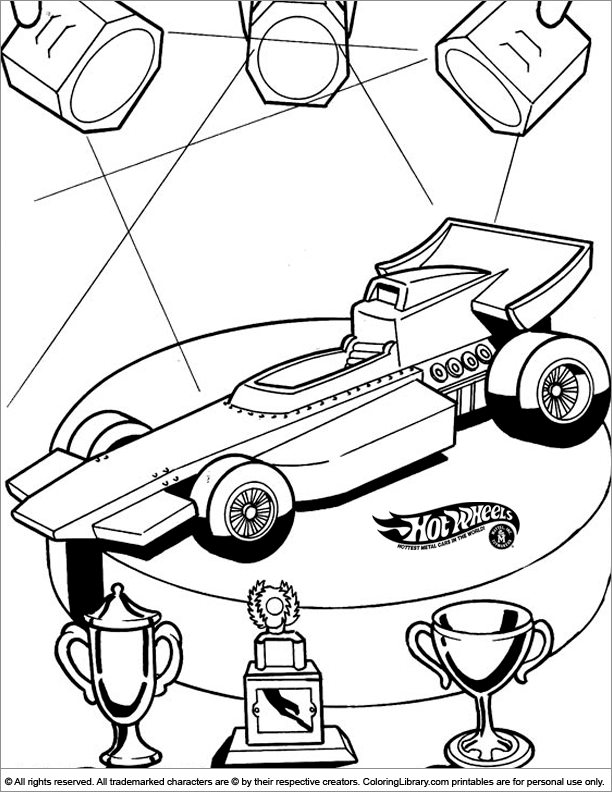 140+ Hot Wheels Coloring Pages 61