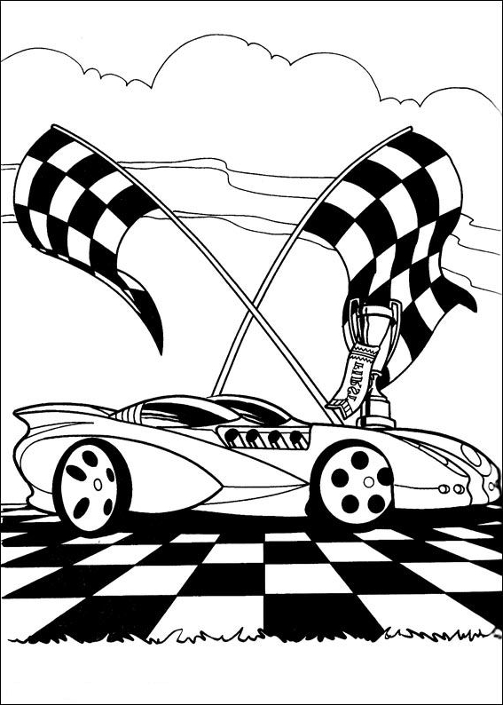 140+ Hot Wheels Coloring Pages 66