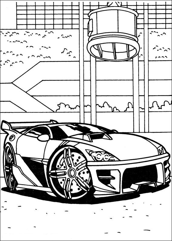 140+ Hot Wheels Coloring Pages 72