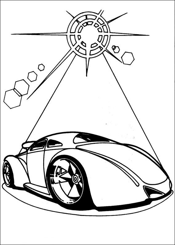 140+ Hot Wheels Coloring Pages 74