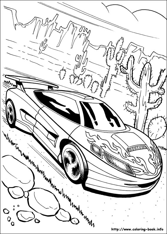 140+ Hot Wheels Coloring Pages 77