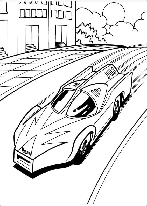 140+ Hot Wheels Coloring Pages 79