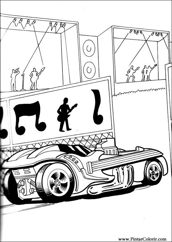 140+ Hot Wheels Coloring Pages 85