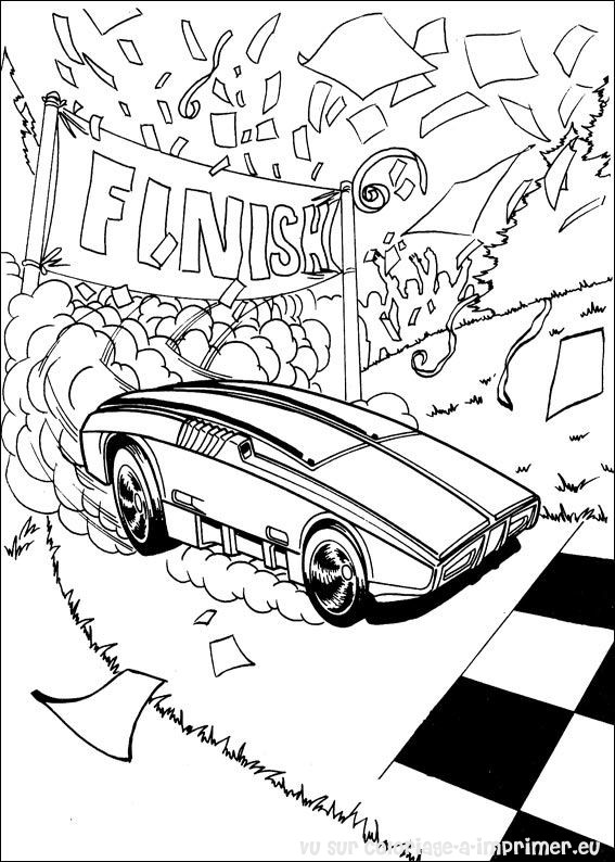 140+ Hot Wheels Coloring Pages 93