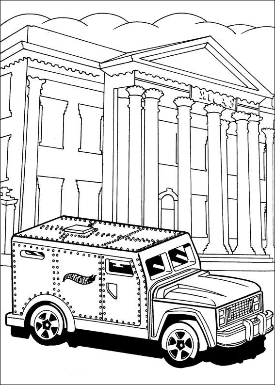 140+ Hot Wheels Coloring Pages 95