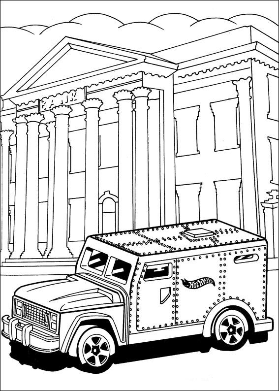 140+ Hot Wheels Coloring Pages 96