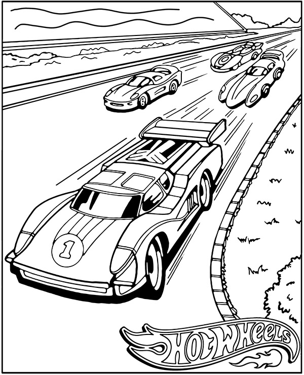 140+ Hot Wheels Coloring Pages 99