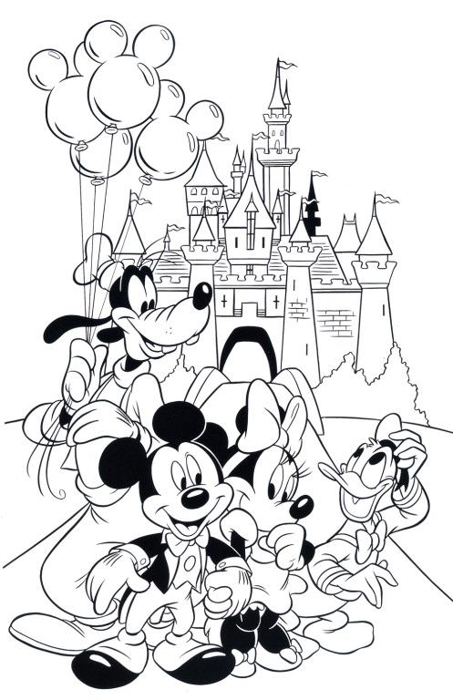 150+ Printable Disney Coloring Pages: Where Magic Meets Color 130