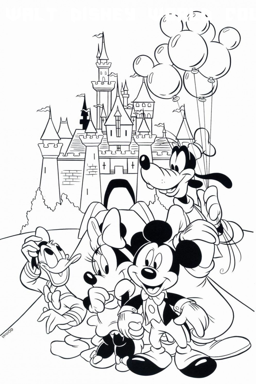 150+ Printable Disney Coloring Pages: Where Magic Meets Color 27